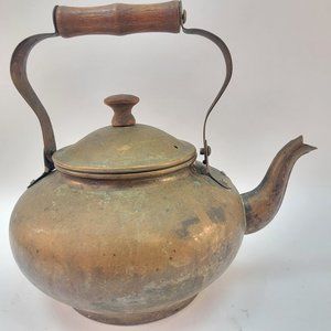 Vintage Copper Tea Kettle